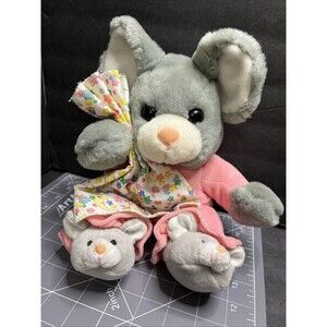 Commonwealth I miss you P.J Mouse stuffed Animal plush With Slippers